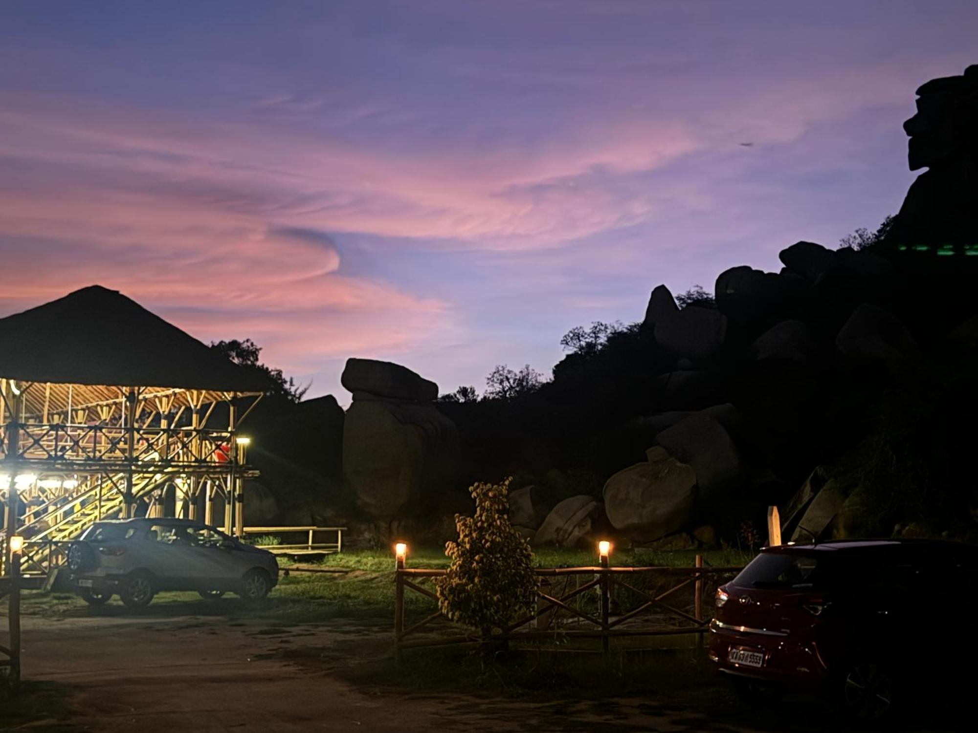 ホテル Hill Stone View ハンピ エクステリア 写真